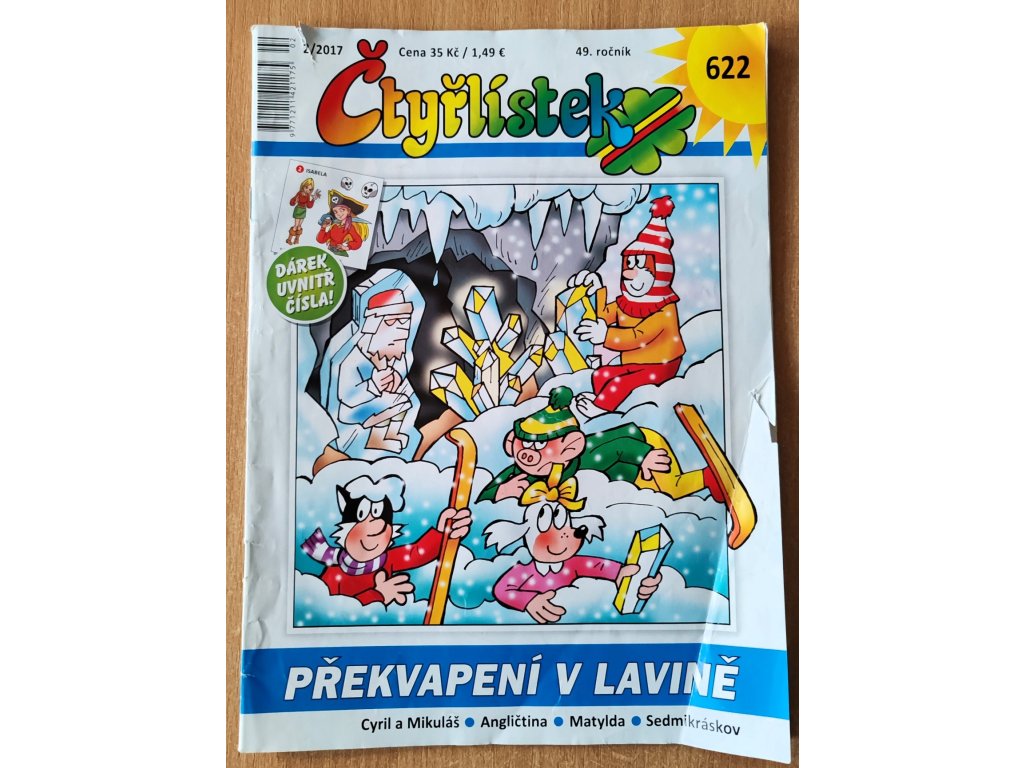 Čtyřlístek 622 Překvapení v lavině