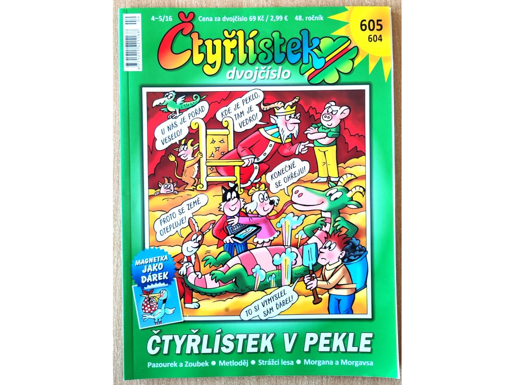 Čtyřlístek 604 605