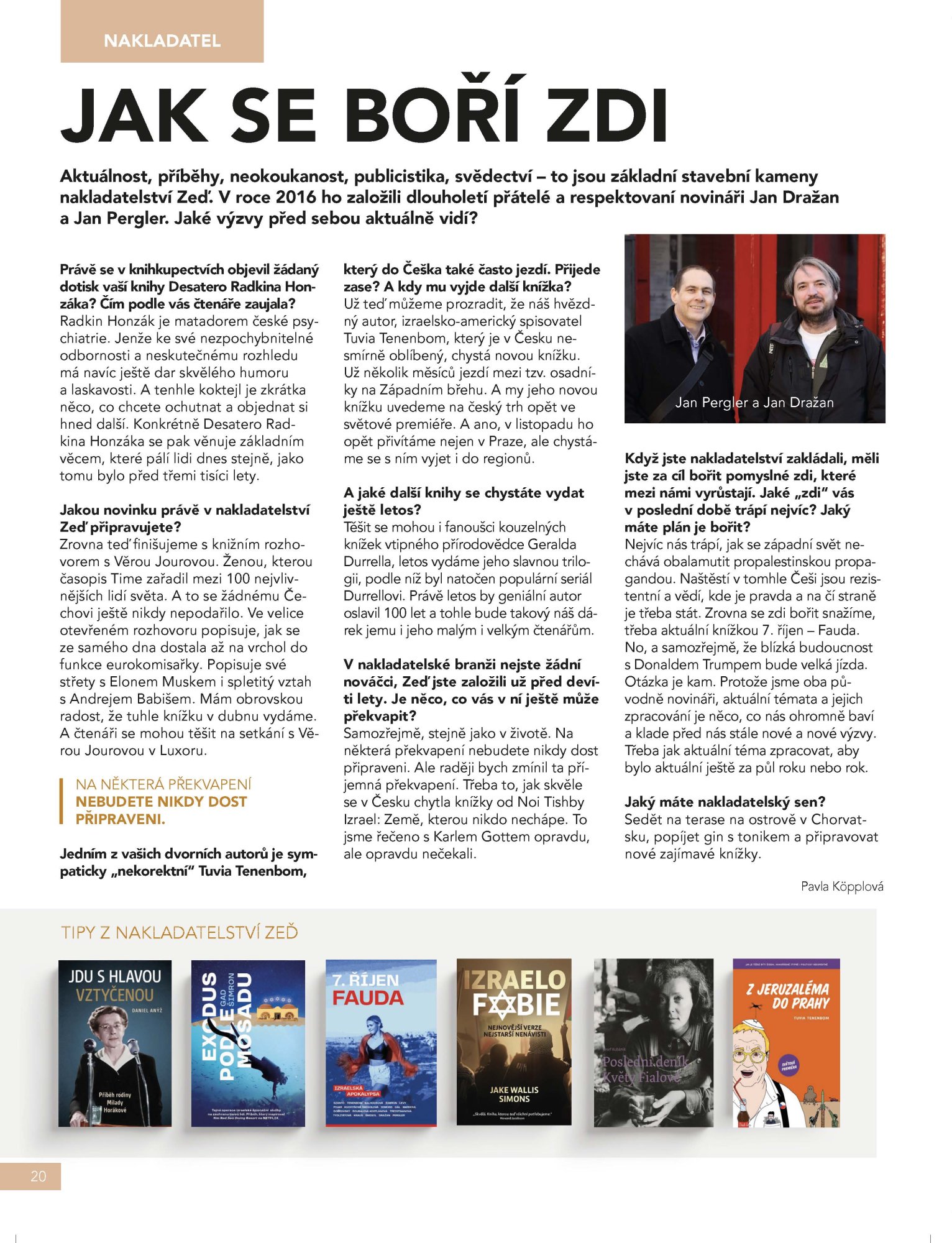 Luxor: O nakladatelství Zeď