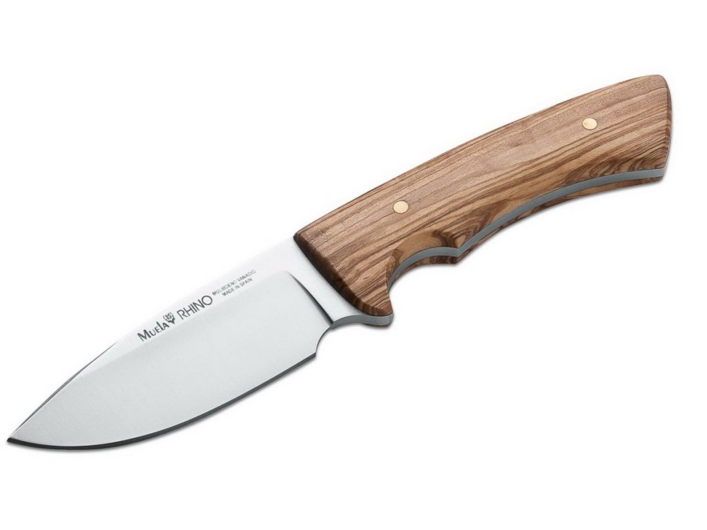 Muela RHINO 10.OL Fixed Blade Knife Olive Wood