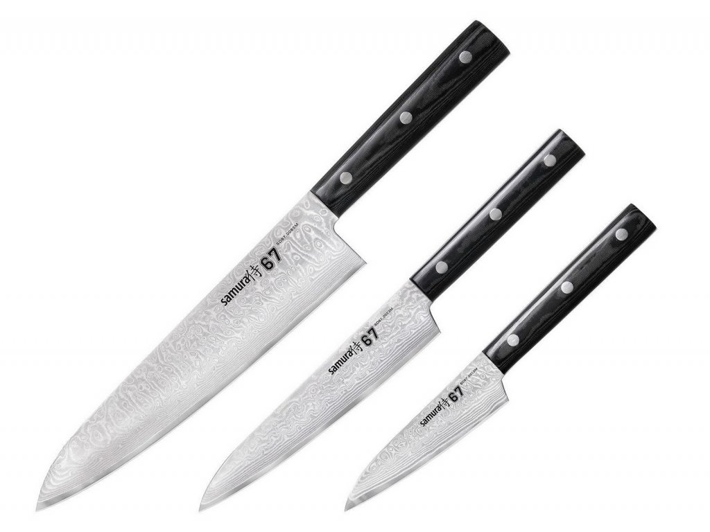 Professional Japanese 67 Layers Damascus Steel Kitchen Knife Set