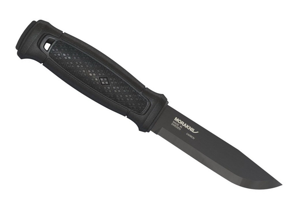 Mora Garberg Black Carbon bushcraft knife, multi-mount