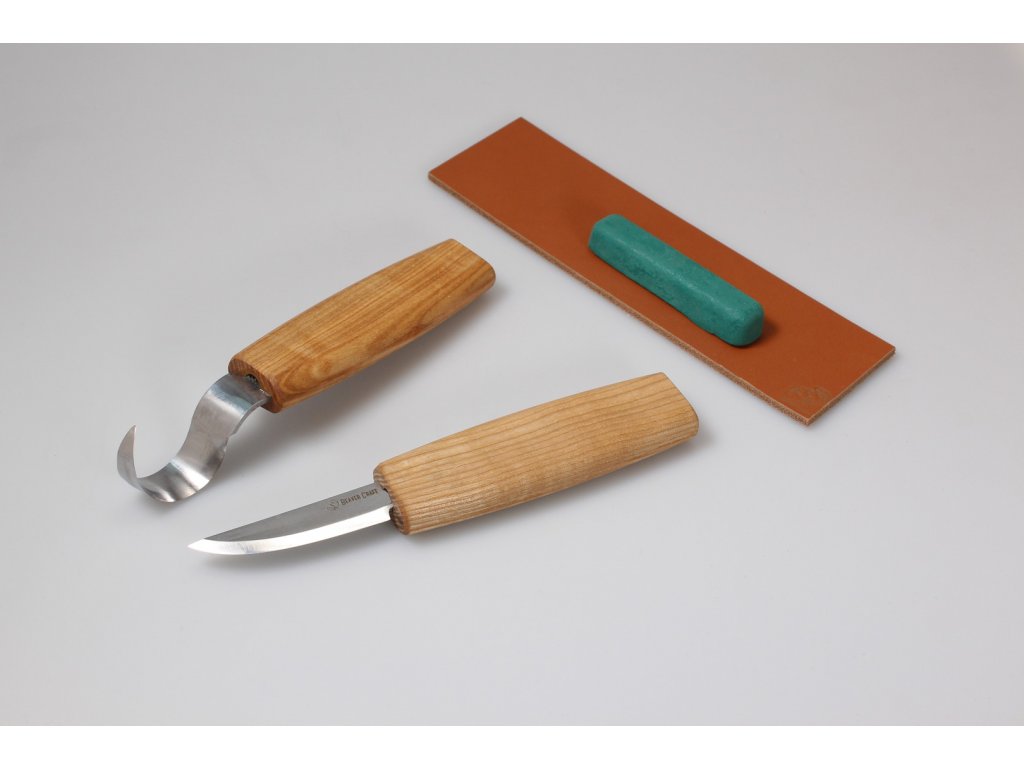 Spoon Carving Knife Set 2pcs. Forged Spoon Carving Knife. 