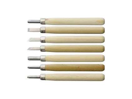 Yoshiharu L-7 Japanese Wood Carving Knife Set