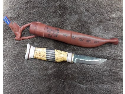 Wood Jewel Kaukozebra scandinavian knife