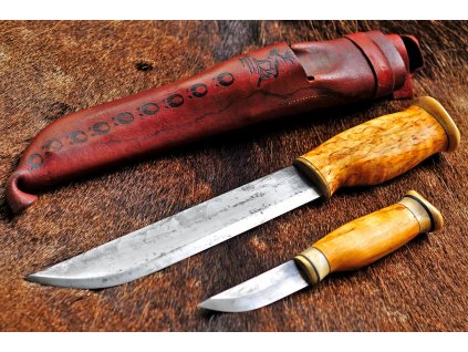 Wood Jewel Lapland Leuku scandinavian double knife