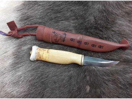 Wood Jewel Visapuukko Sarvihatulla 7,7cm scandinavian knife