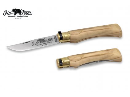 Old Bear Olive XL Carbon pocket knife