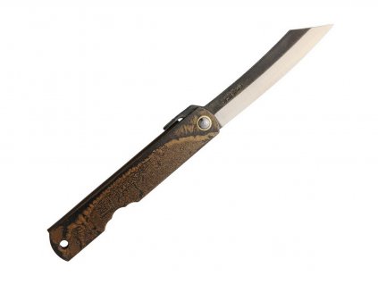 Higonokami No 2 Aogami Bronze C2B pocket knife