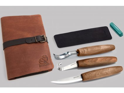 BeaverCraft S14X Deluxe Wood Carving Knife Set in Giftbox