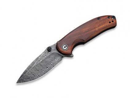 Civivi Pintail C2020DS-2 Cuibourtia Wood Damascus pocket knife