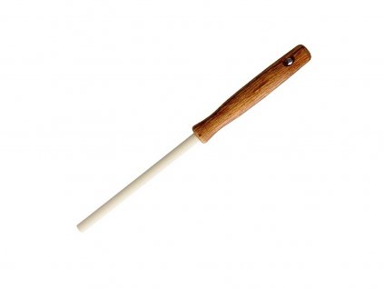 Ceramic Sharpening Rod Oak Handle