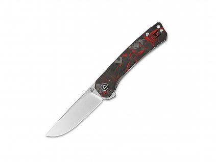 QSP Osprey QS139-F1 Carbon Fiber G10 Black & Red pocket knife