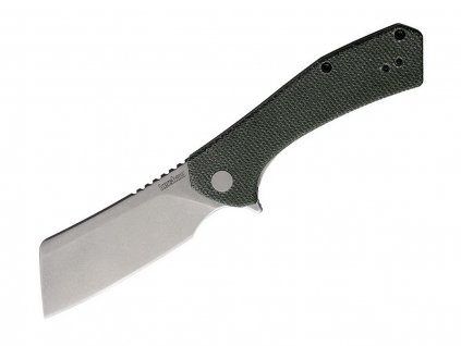 Kershaw Static 3445MCG Green cleaver pocket knife