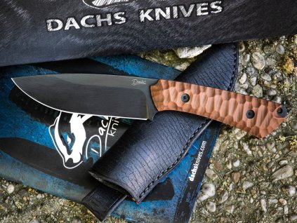Dachs Knives Pracant Brown carbon steel bushcraft knife