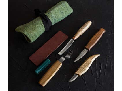 BeaverCraft S43 Wood Carving Knife Set for Spoon Carving