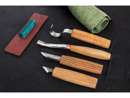 BeaverCraft S49 Wood Carving Knife Set for Spoon Carving