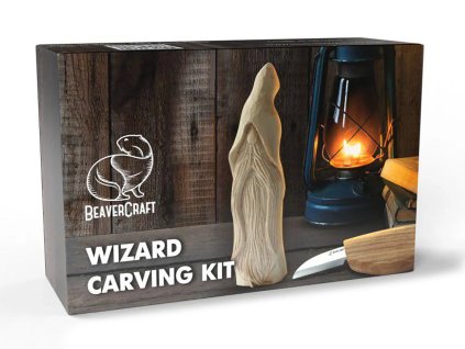 BeaverCraft DIY03 Wizard Starter Whittling Kit for Beginners