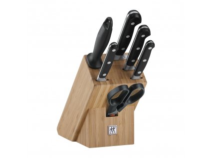 Zwilling Professional S Kitchen Knife Set with Bamboo Block 35621-004
