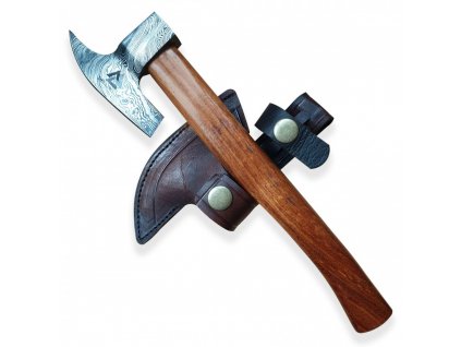 Dellinger Damascus BBQ Butcher Axe