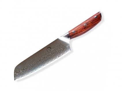 Dellinger Rosewood Santoku Damascus 17,5 cm