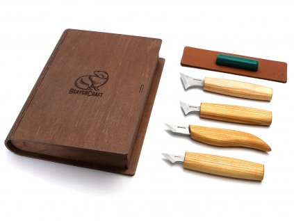 BeaverCraft S05book Geometric Wood Carving knife set