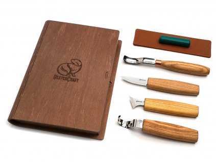 BeaverCraft S19book, Sloyd knives Carving set