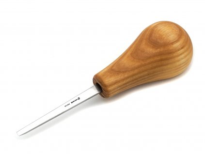 BeaverCraft P1/04 Straight - Flat Chisel with Palm handle, 4 mm