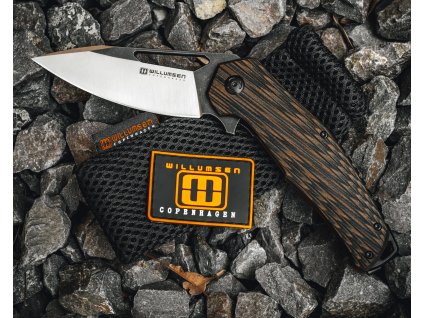 Willumsen Chibs Two-Tone Tan/Black knife