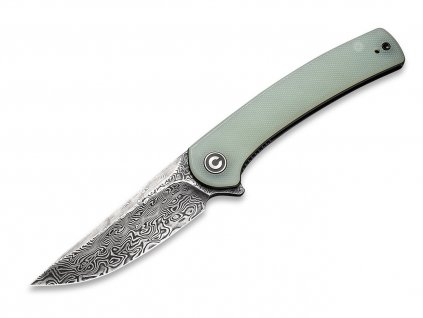 Civivi Mini Asticus C19026B-DS1 Natural G10 Damascus knife