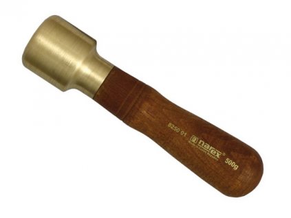 Narex wood carving mallet - brass