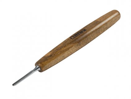 Narex short, straight wood carving gouge 2 mm