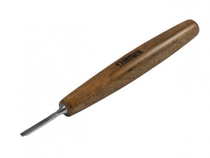 Narex short, straight wood carving gouge 3 mm
