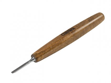 Narex short, straight wood carving gouge 4 mm