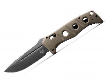 Benchmade Auto Adamas 2750GY-3 Desert Tan G10 knife