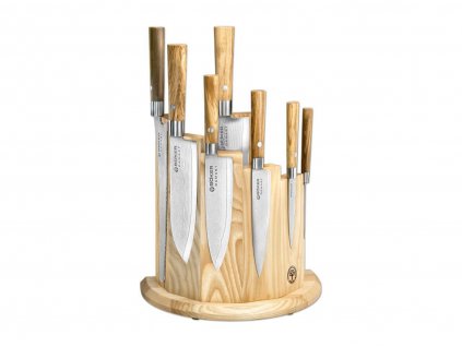 Böker Damascus Olive Kitchen knife set