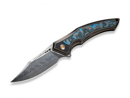 We Knife Orpheus WE23009-DS1 Titanium Damasteel knife