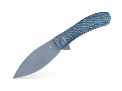 Trollsky Knives Mandu Blue Micarta MT004 pocket knife