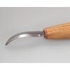 BeaverCraft SK4S - Open Curve Spoon Carving Knife with Leather Sheath