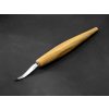 BeaverCraft SK4LS - Open Curve Spoon Carving Knife Left with Leather Sheath