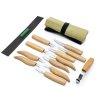 BeaverCraft S10 Wood Carving Knife Set 12 Knives