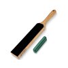 BeaverCraft LS6P1 Leather Paddle Strop with Compound Double Sided