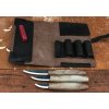 BeaverCraft S19X Deluxe Wood Carving Knife Set in leather roll
