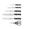 Zwilling Gourmet Kitchen Knife Set with self-sharpening block 36133-000