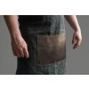 BeaverCraft AP4 Brown Canvas with Leather Whittling Apron