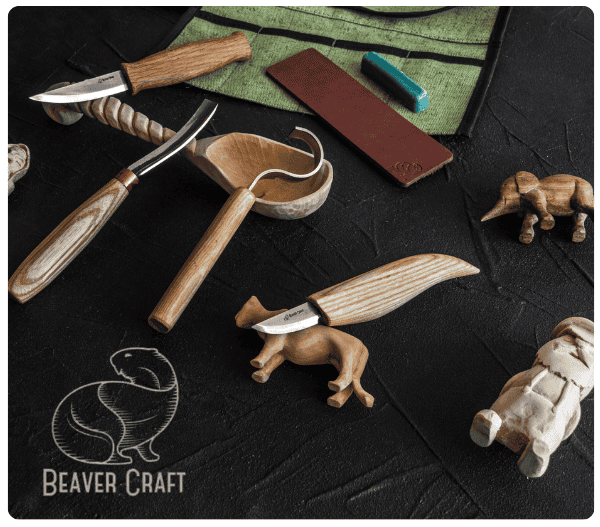 Řezbářské nářadí a řezbářské nože Beavercraft