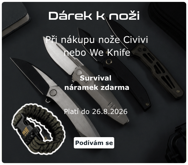 Paracord survival náramok ako darček