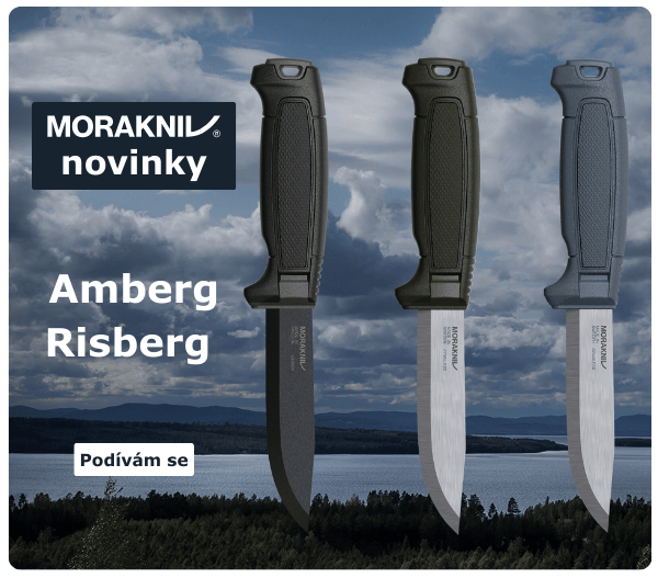 Morakniv novinky 2026, Risberg, Amberg