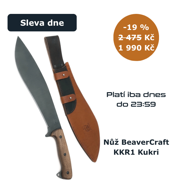 Sleva dne Nůž BeaverCraft KKR1 Kukri