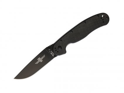 Nůž Ontario RAT I AUS-8 Carbon Fiber Black ON8887CF